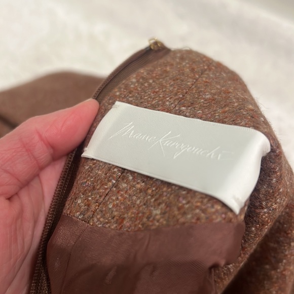 [Open to trade]Mame Kurogouchi top designer MM22FW Melange Flannel Dress - Picture 9 of 17